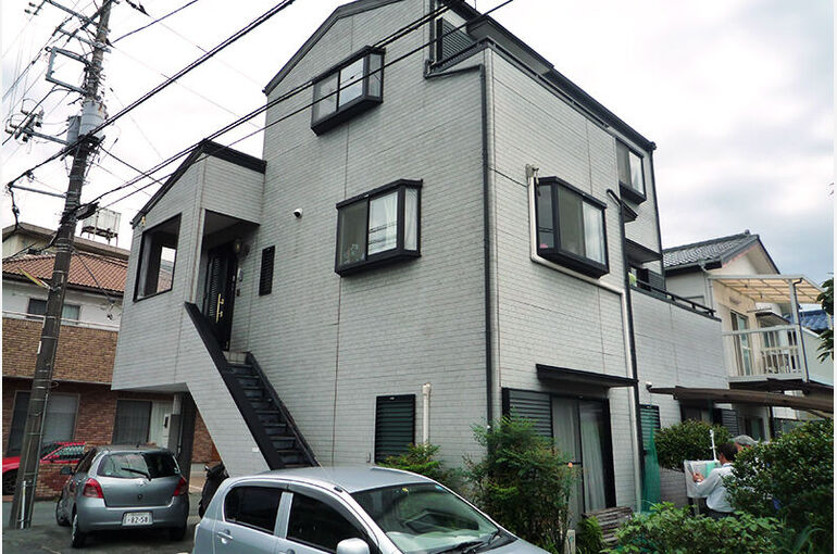 静岡市清水区の住宅の塗り替え前の外壁
